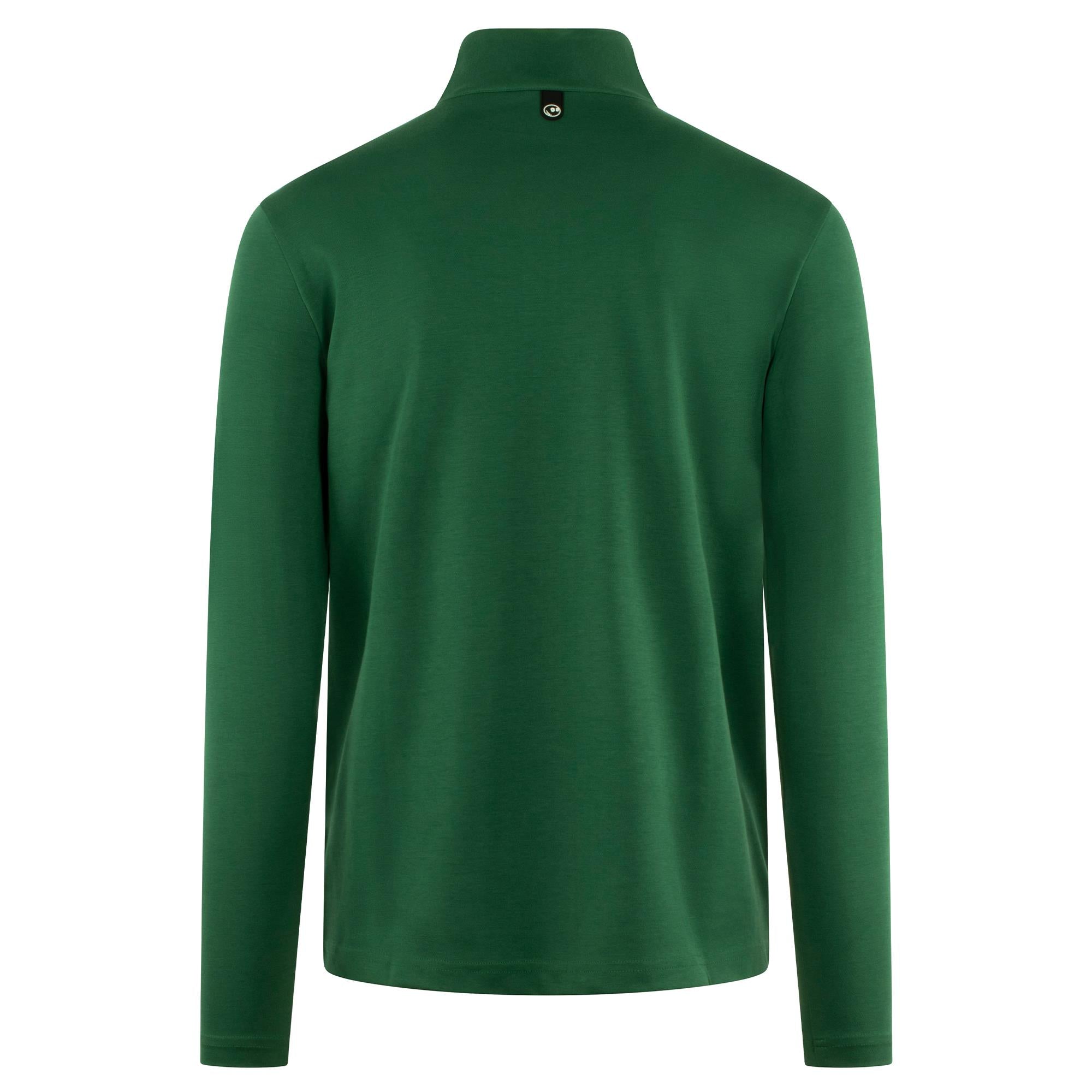 Malbon Golf Icons Flyer Mid Layer Forest